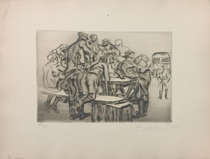 La Paye - from "Le Croquis du Front Italien"