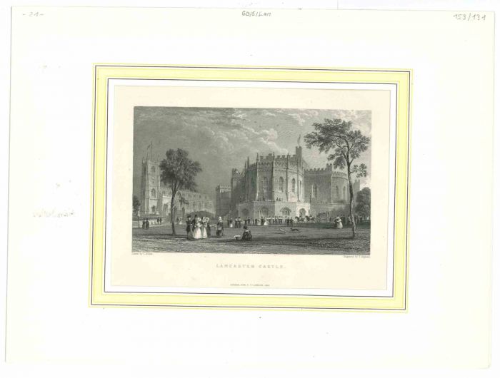 Ancient View of Lancaster Castle