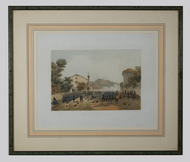  Defense of Varese from Garibaldi by Ferdinando Perrin - Modern Artwork
