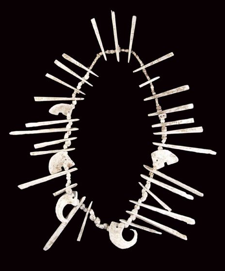 Seven Necklaces in Different Materials - Decorative Object 