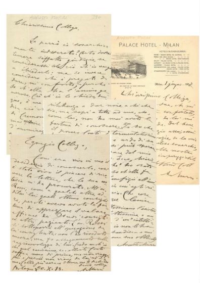 Correspondence Augusto Murri - Original Manuscripts