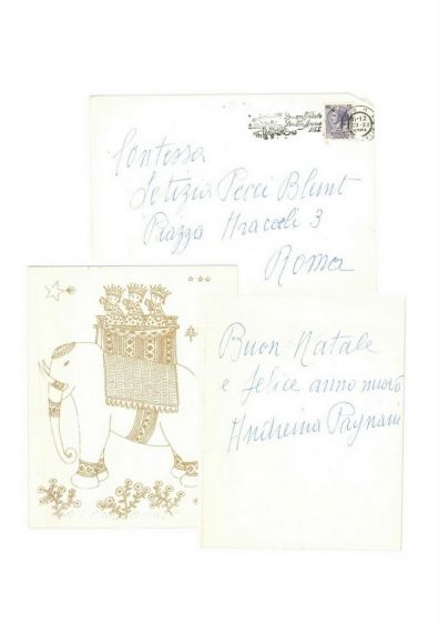Christmas Card by Andreina Pagnani - Original Manuscripts