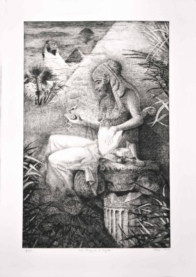 Queen of Egypt by Piero Cesaroni - Contemporary Artwork