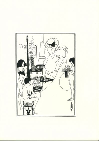 The Toilette of Salome by Aubrey Vincent Beardsley.- Modern Artwork