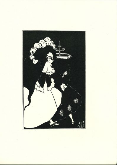 Messalina and her Companion by Aubrey Vincent Beardsley.- Modern Artwork