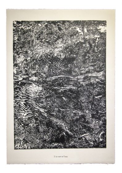  Le vent et l'eau  - From Eaux, Pierres, Sable by  Jean Dubuffet - Contemporary Artwork