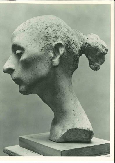 Woman Sculpture - American Vintage Photograph