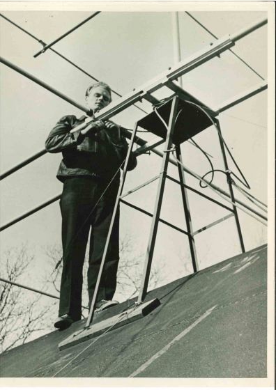 An Amateur American Radio Operator - American Vintage Photograph 