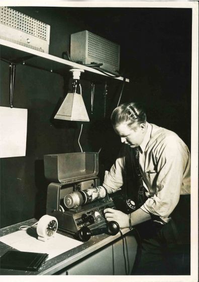 Modern Newspaper Plant - American Vintage Photograph
