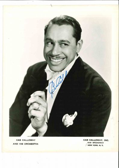 Signed Portrait Cab Calloway 