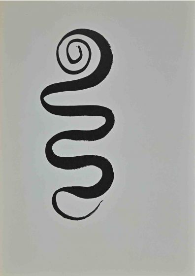 Alexander Calder - Black Spiral - Contemporary Artwork