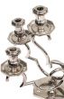 Vintage Six Arms Silver Candleholder by Anonymous