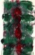Abstract Composition in Green and Red