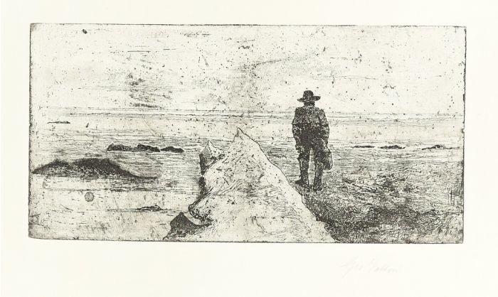 Livorno Marina by Giovanni Fattori - Modern Artwork