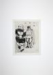 L'Homme sans Passeport Devant le Capitaine Ispravnik by Marc Chagall 