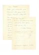 Letter to Mino Maccari by Marino Marini - Modern Art Manuscript