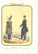 First Royal Guard Shooter Battalion - Lithograph by Antonio Zezon. Naples 1856.