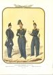 Third Royal Guard Shooter Battalion is Lithograph by Antonio Zezon. Naples 1856.