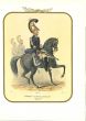 Bodyguard on Horseback - Lithograph by Antonio Zezon. Naples 1851.