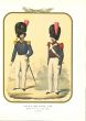 Guides of the General State on foot - Lithograph by Antonio Zezon. Naples,1855.