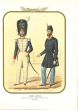 Real Guards - Lithograph by Antonio Zezon. Naples,1854.