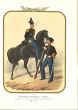 Regiment of Hunters on Horseback is a lithograph by Antonio Zezon. Naples 1854.