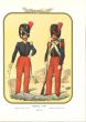 Carabinieri on foot is a lithograph by Antonio Zezon. Naples 1853
