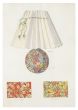"Lamp and Decoration" 1890s  is an original watercolor drawing on ivory-colorated paper by Anonymous Artist of XIX Century.