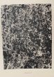 Chiquetis au sol is an original B/W lithograph on watermarked paper "Arc". Abstract composition by the French artist Jean Dubuffet. From the album of "Theatre du sol" (1953-1959). In excellent conditions.