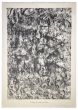Theatre de meches et larmes is an original lithograph on watermarked paper "Arc". Abstract composition by the French artist Jean Dubuffet. From the album of "Theatre du sol" (1953-1959). In excellent conditions.