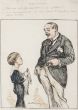  "Man and Child" by Luigi Bompard- Modern Artwork