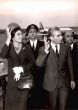  Shah and Farah Diba, King and Queen of Iran in Fiumicino Airport, Rome