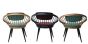 Three Round Lounge Chairs - SOLD