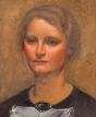 Portrait of Lady by Carlo Socrate - Modern Artwork