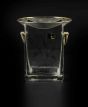 Vintage Glass and Brass Ice Container