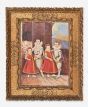 Interior with Five Children