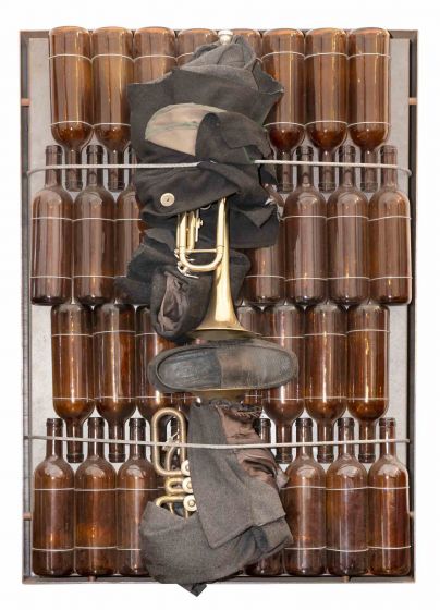 Untitled - Homage To Caravaggio - Jannis Kounellis - Contemporary Art