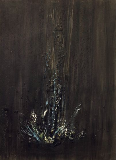 Black Waterfall by Claudio Palmieri - Contemporary Artwork