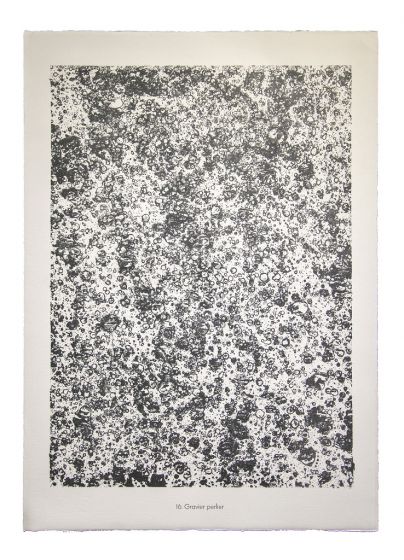 Gravier Perlier  - From Eaux, Pierres, Sable by  Jean Dubuffet - Contemporary Artwork