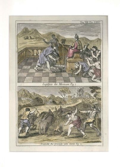 Sacrifice of Mexicans by Gianfrancesco Pivati - Old Master Artwork