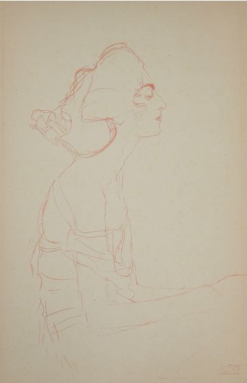 Study of a Bust (Red pencil)  - SOLD