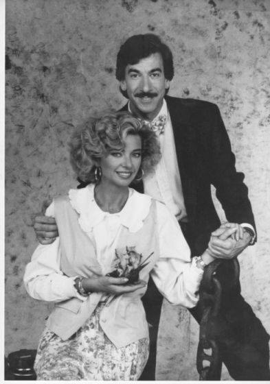 The Italian Actors Enrica Bonaccorti and Marco Columbro