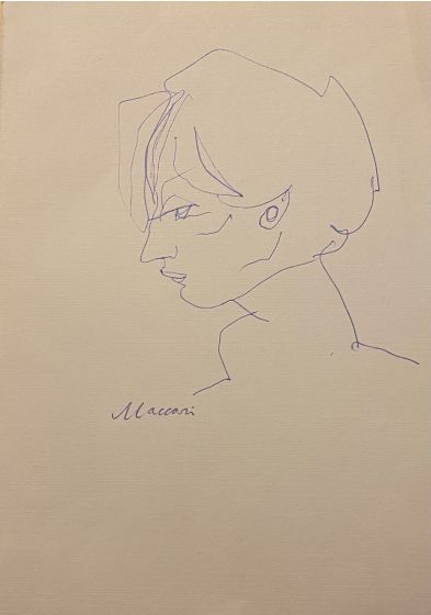 Portrait by Mino Maccari- Artwork