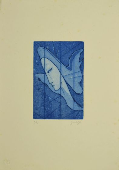 The Blue Angel by Guelfo Bianchini -  Contemporary Artworks