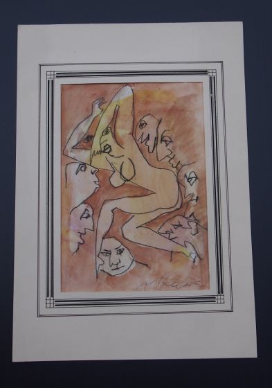 Mino Maccari - Mata Hari - Contemporary Artwork