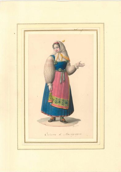 Costume di Massagrogna by Michela De Vito, Original paintings