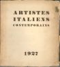 V.A., Artistes Italiens contemporains, Stabilimento grafico Foa, Torin, 1927, Futurism, Futurist, Rare Book, Soffici, Carrà, Casorati, Gio Ponti, Severini, De Chirico