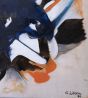 Orange Composition by Giorgio Lo Fermo - Contemporary Artwork 