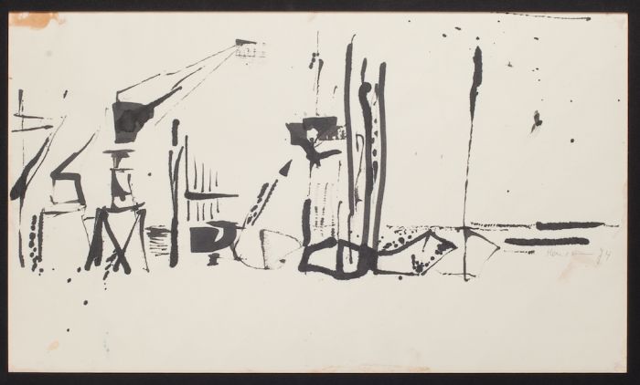 The Port by  Hausmann - Modern Artwork