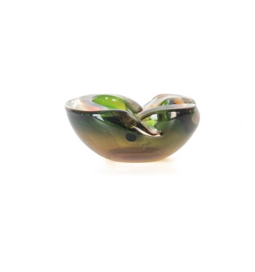 Multicolored glass ashtray - Decorative Object